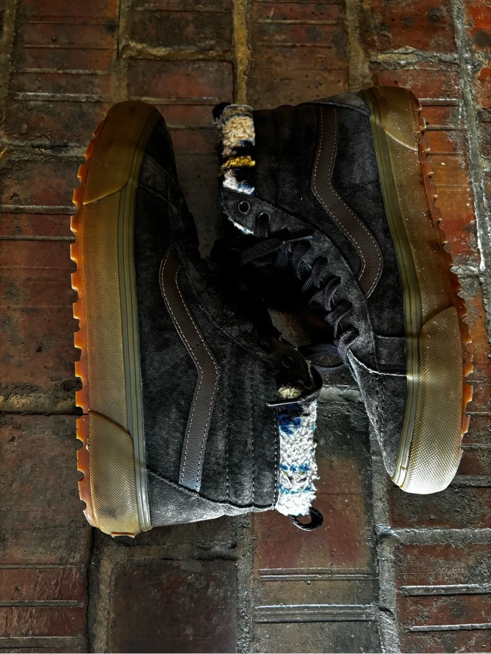 Vans Sk8-Hi MTE-1 Brown Sherpa All Weather Hiking Boots
